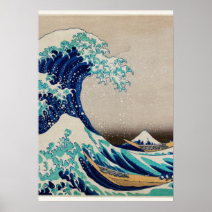 Affiche La Grande Vague de Kanagawa de Katsushika Hokusai
