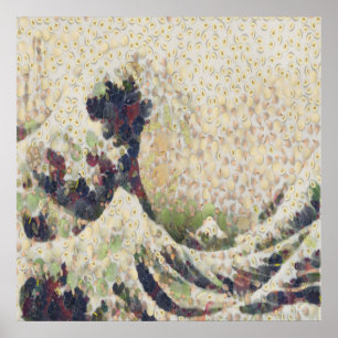 Affiche La Grande Vague De Melon Honeydew Belle OEuvre D'A