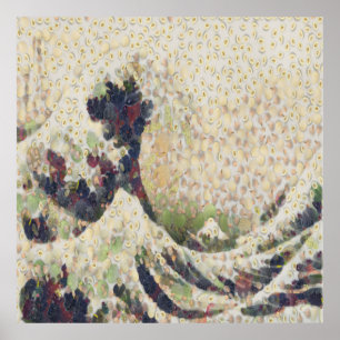 Affiche La Grande Vague De Melon Honeydew Belle OEuvre D'A