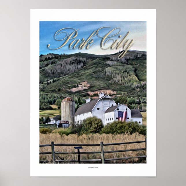 Affiche La grange Osguthorpe par Leslie Harlow (Devant)