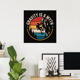 Affiche La gravité est un mythe