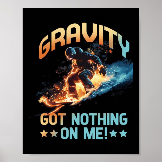 Affiche La Gravité n'a rien de moi (Devant)