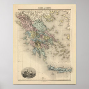 Affiche La Grèce antique