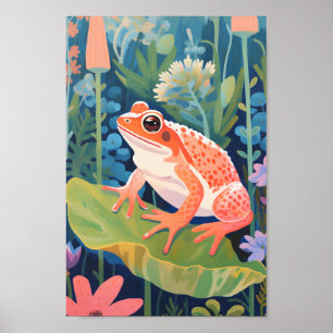 Affiche La grenouille du jardin