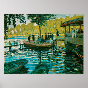 Affiche La Grenouillère - Claude Monet - 1869