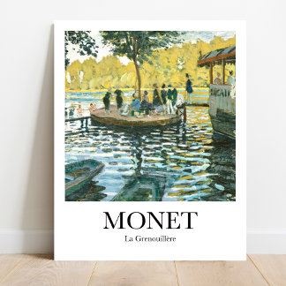 Affiche La Grenouillère par Claude Monet
