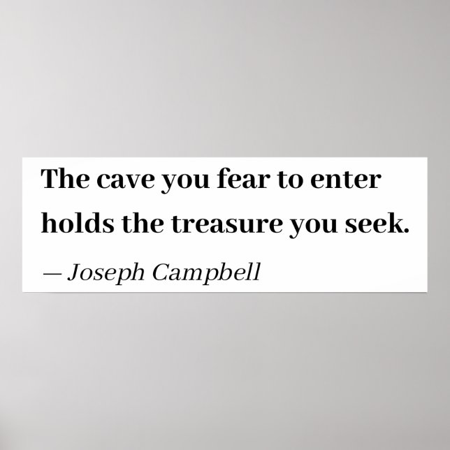 Affiche La grotte dans laquelle vous craignez d'entrer dét (Devant)