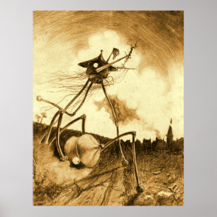 Affiche La Guerre Des Mondes La Machine De Combat