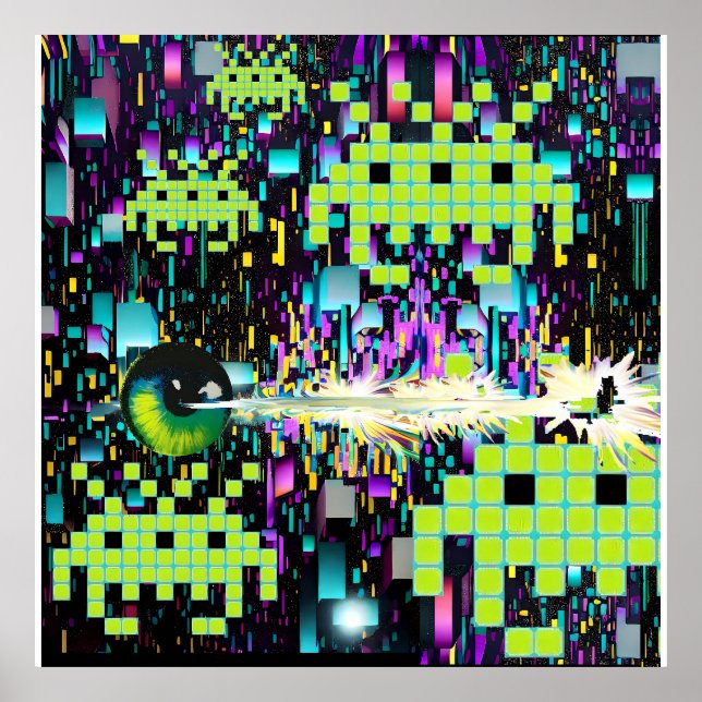 Affiche La guerre d'eyeball de 2025 (Devant)