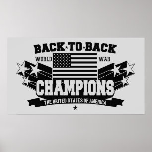 Affiche La guerre mondiale des Etats-Unis soutient