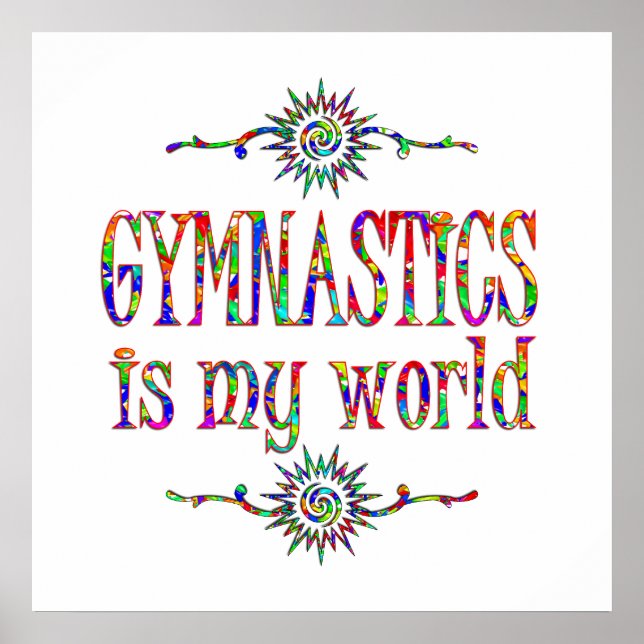 Affiche La gymnastique est mon monde (Devant)