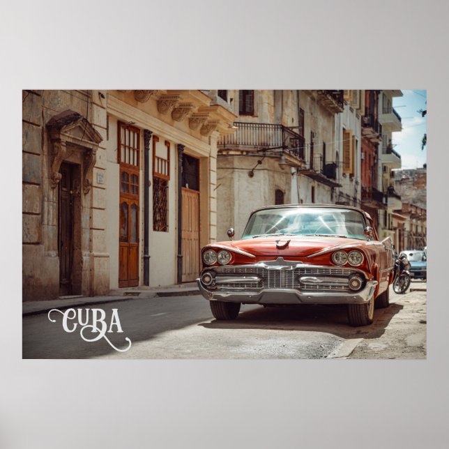 Affiche La Havane CUBA (Devant)
