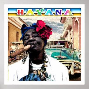 Affiche La Havane vintage Cuba