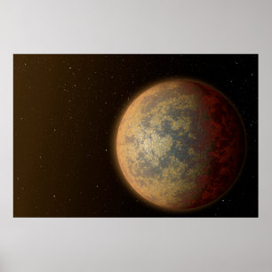 Affiche La Hot Rocky Exoplanet Hd 219134 B.