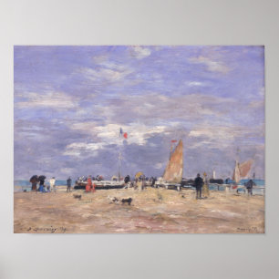 Affiche La Jetty à Deauville, 1869