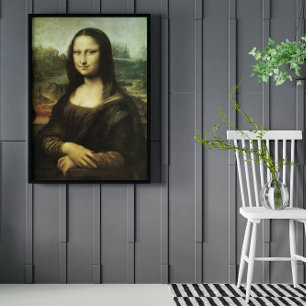 Affiche La Joconde de Léonard de Vinci, Art de la Renaissa