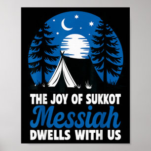 Affiche La Joie De Souccot Le Messie Demeure Avec Nous Ho