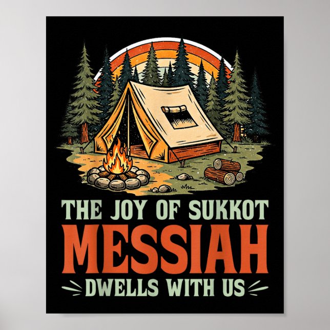 Affiche La Joie De Souccot Le Messie Demeure Avec Nous Ho  (Devant)