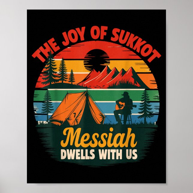 Affiche La Joie De Souccot Le Messie Demeure Avec Nous Ho  (Devant)