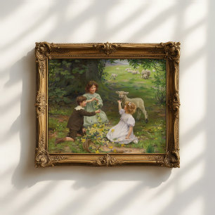 Affiche La joie du printemps   Arthur John Elsley