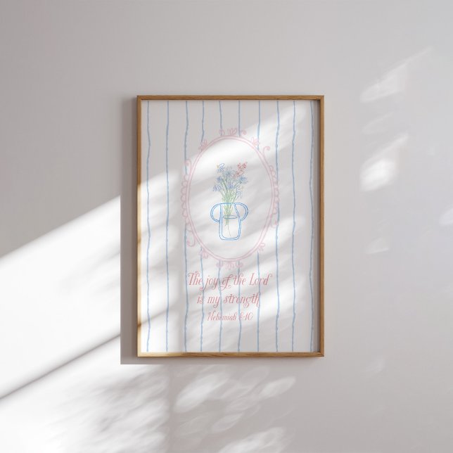 Affiche La joie du Seigneur est ma force L'art mural (Créateur téléchargé)