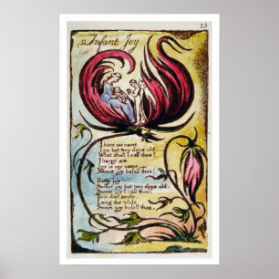 Affiche "La joie infantile", plaquent 23 des 'chansons de