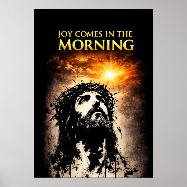 Affiche La joie vient le matin (Devant)