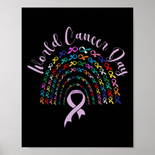 Affiche La Journée mondiale contre le cancer dit enfant ho