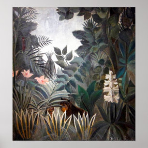 Affiche La jungle équatoriale