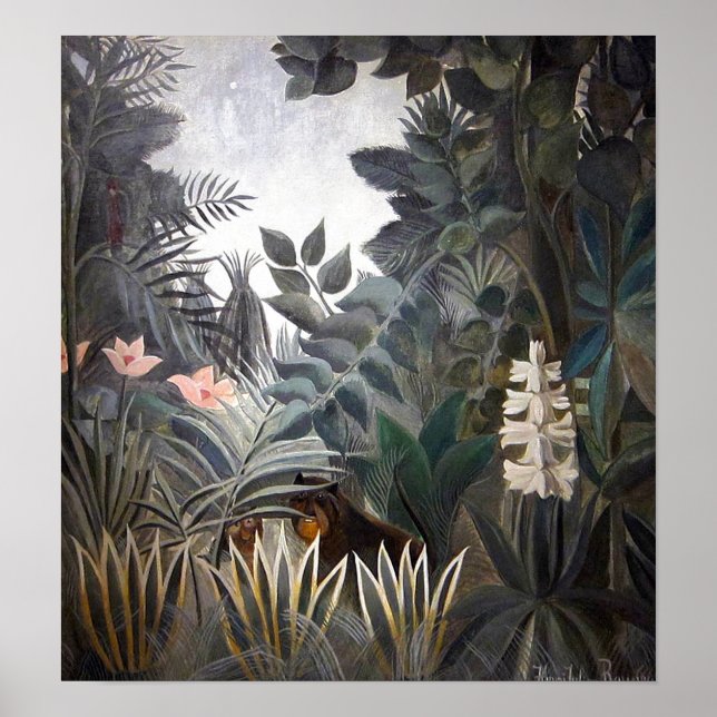 Affiche La jungle équatoriale (Devant)