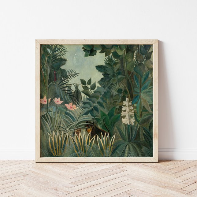 Affiche La jungle équatoriale | Henri Rousseau (Créateur téléchargé)