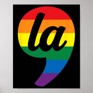Affiche La Kamala Harris Fierté Arc-en-ciel