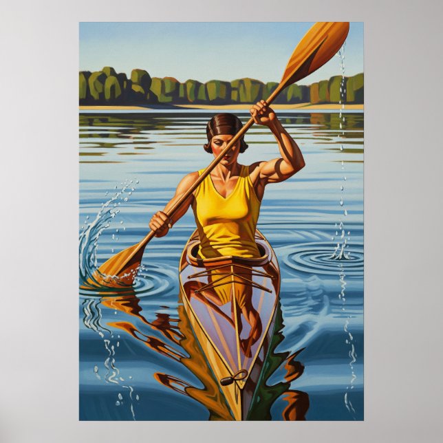 Affiche LA KAYAKISTE (Kayaker) (Devant)