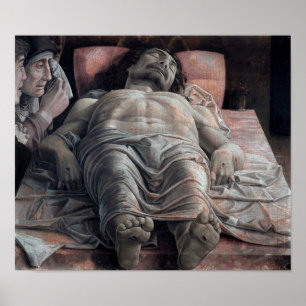 Affiche La lamentation sur le Christ mort, Mantegna