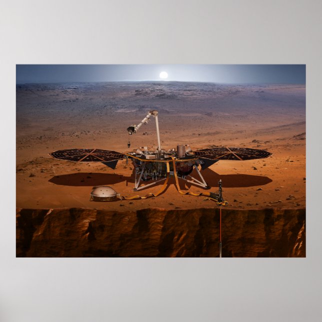 Affiche La Lander de l'Insight (Devant)