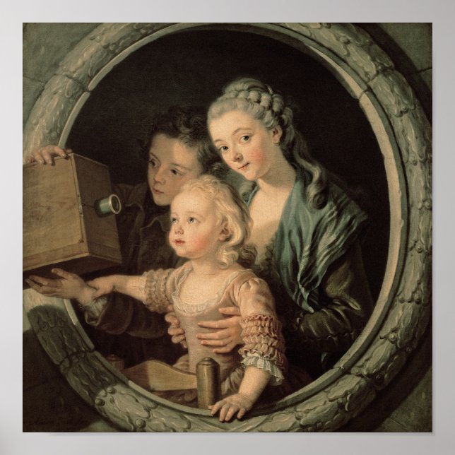 Affiche La lanterne magique, 1764 (Devant)