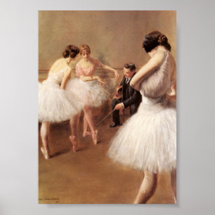 Affiche La leçon de ballet