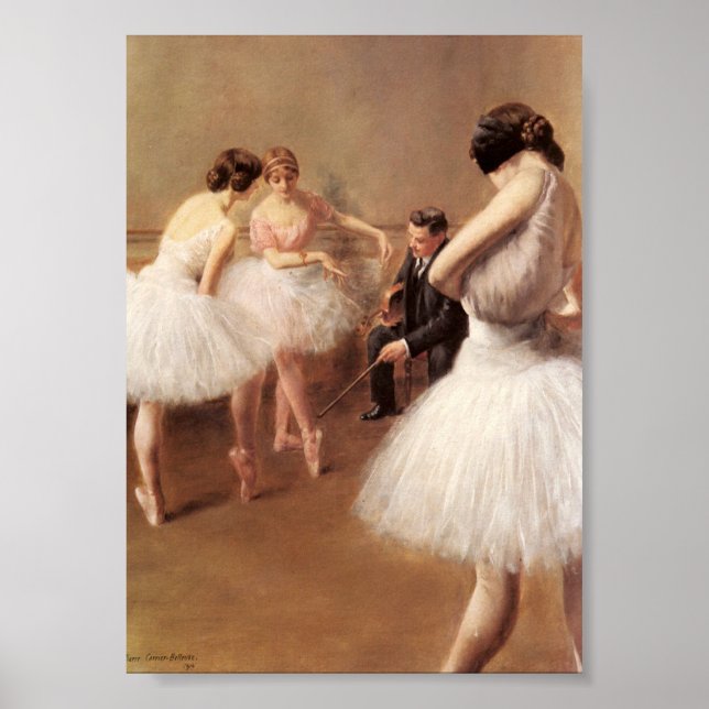 Affiche La leçon de ballet (Devant)