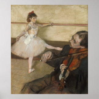 Affiche La leçon de danse d'Edgar Degas