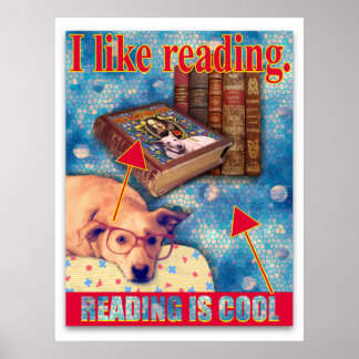 AFFICHE LA LECTURE EST COOL