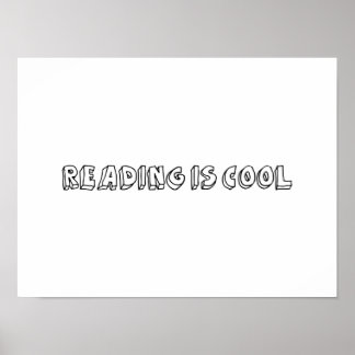 Affiche La lecture est Cool
