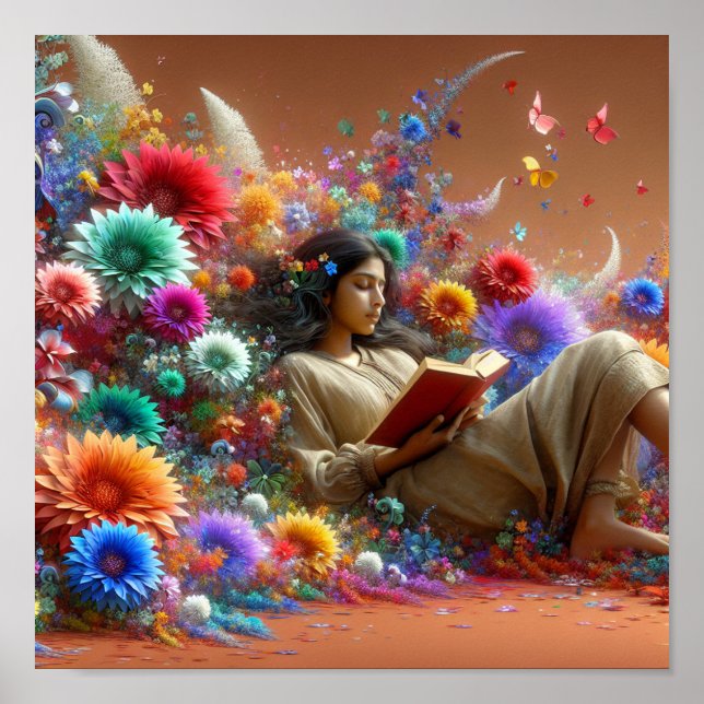 Affiche La lecture est mon truc (Devant)