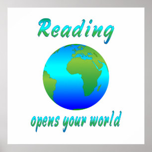 Affiche LA LECTURE ouvre les mondes