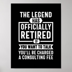 Affiche la légende a officiellement pris sa retraite