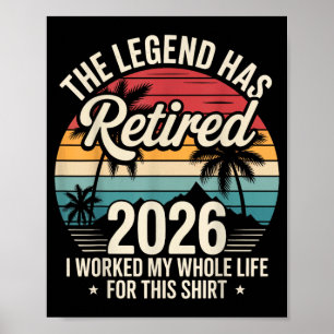 Affiche La légende a pris sa retraite 2026 Drôle de vie pr
