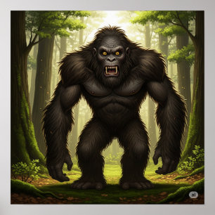 Affiche La Légende de Bigfoot