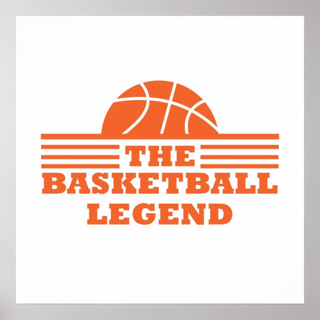 Affiche La légende du basket-ball pour l'entraîneur (Devant)