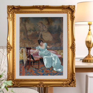 Affiche La Lettre d'amour par Vittorio Reggianini