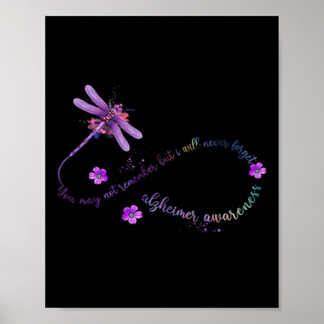 Affiche La libellule de sensibilisation Vous Ne Vous Souve (Devant)