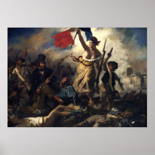Affiche La Liberté guidant le peuple
